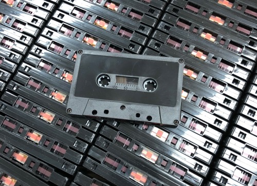 C-60 VOICE-GRADE Tapes in Classic Black Cassette Shells