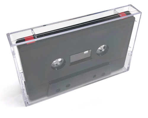 C-102 Black Vintage Hi-Fi Music Grade Audio Cassettes In Cases