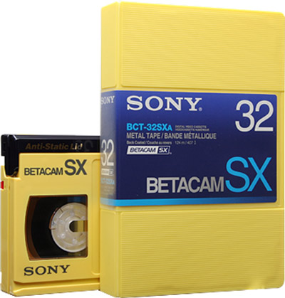 Sony 32 Minute Betacam SX Videotape—BCT-32SXA 