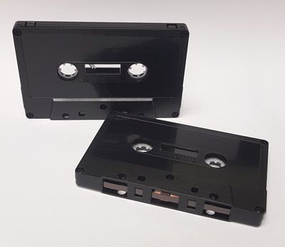 C-71 Glossy Black (tabs-out) loaded with hi-fi tape