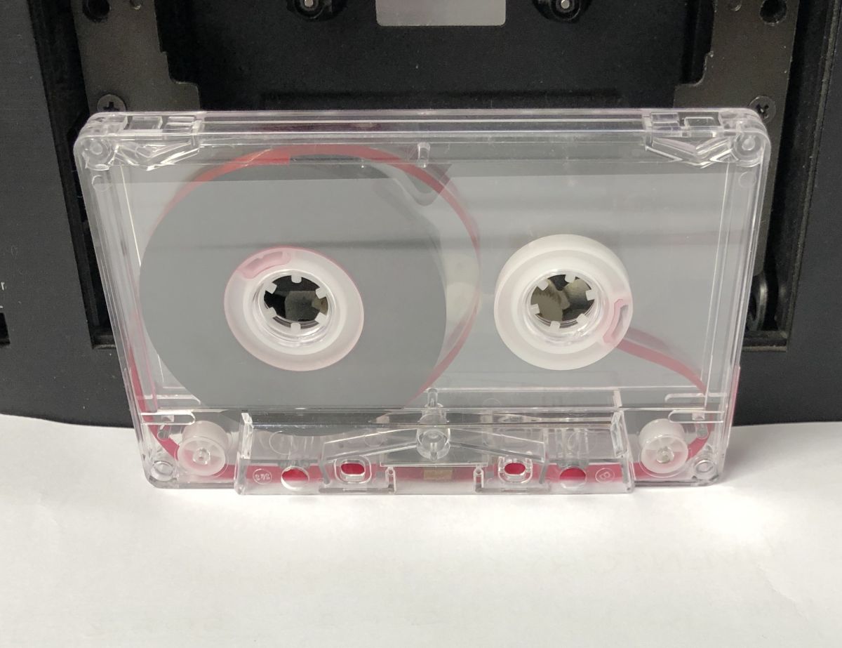  C-84 Transparent Tabs In chrome high bias cassettes 