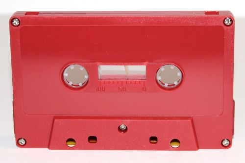 C-34 TONR Red (tabs-out) loaded with hi-fi tape