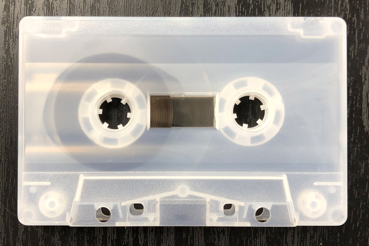 C-21 Frosted clear liners (Tabs-Out) loaded with HiFi Ferro Tape  