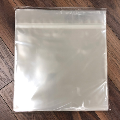 2 mil Crystal Clear Resealable Bag For 12 Inch Vinyl Records - 100 pack