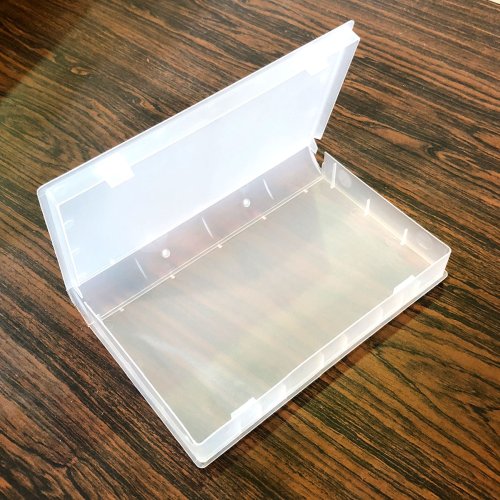 VHS Clear Frosted Library Case, No Posts