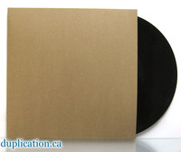 Recycled Chipboard Jacket for Vinyl 12" Records