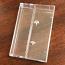 Clear Cassette Cases with square corners, Heavy Duty 