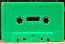 C-29 Green Audio Cassettes With Vintage Music Grade Tape