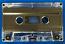 C-20 BASF High-Bias Chrome Audio Tape in Clear Chrome Tabs In Cassette Shell