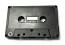 C-82 Black Chrome Tabs Out Cassette with Chrome Tape