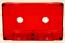C-16 Red Transparent Hifi Ferro Type 1 Audio Cassette 