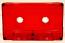 C-81 Red Transparent Hifi Ferro Type 1 audio cassette 