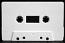 C-56 White Matte Hifi Ferro Type 1 Audio Cassette  