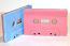 C-49 Pink and Blue Hifi Ferro Type 1 Audio Cassette  