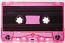 C-33 Fluorescented Pink Tinted Hifi Ferro Type 1 Audio Cassette