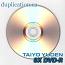 Taiyo Yuden 8X DVD-R inkjet printable ** Silver ** 100 * Original Made in Japan