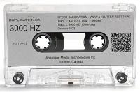 Audio Cassette 3000HZ Speed Calibration Test Tape