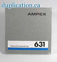 Factory SEALED!! Ampex 631 Professional audio tape!! 7" reel! Mint condition!