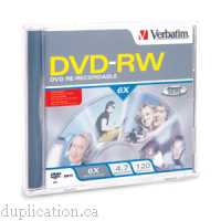 DVD-RW 4.7GB 6X BRANDED 5PK JEWEL CASE