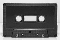 C-25 Black w/Square Hub Window Hifi Ferro Type 1 Audio Cassette