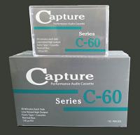 Capture C-60 Retail Packaged Type 1 Audio Cassettes