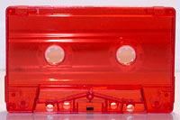 C-14 Red Transparent Sonic Hifi Ferro Type 1 Audio Cassette  