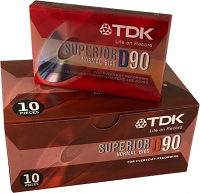 TDK D-90 Superior Normal-Bias Cassette