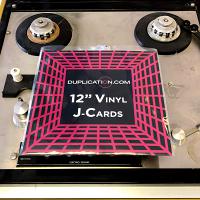 12 Inch J-Card for Vinyl Records, 4/0