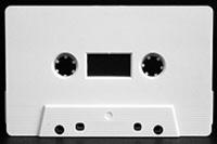 C-35 White Matte RTM Type 1 Audio Cassette  