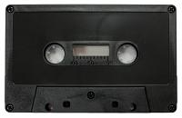 C-52 Matte Black Chrome Cassettes with Hi-Fi Music-Grade Audio Tape 