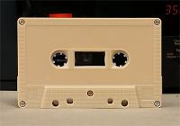 C-29 Butterscotch Brick Pattern Audio Cassettes with Super Ferro Music-Grade Audio Tape