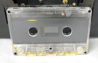 C-10 Clear Audio Cassettes with Hi-Fi Music-Grade Audio Tape