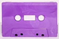 C-38 Purple Cassettes with Hi-Fi Music-Grade Audio Tape 