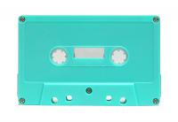 C-20 Turquoise Audio Cassettes