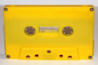 C-10 Classic Yellow Audio Cassettes With Super Ferro Music Grade Tape
