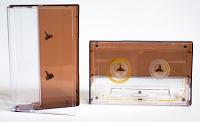 Clear/Brown Tint Norelco Case for Audio Cassettes
