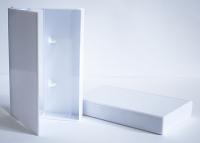 Full White Norelco Case for Audio Cassettes