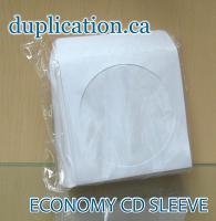 Economy Paper Sleeves for CD 100 pieces