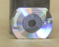 10pk CDR Business Card, Hockey Rink Shape, shiny silver, 40MB