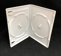 Double DVD Case, no tray, with full outer sleeve, 100 pieces