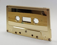 Gold Plated Audio Cassette With Chrome Tape