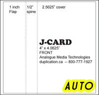 Printed J-Cards (Automated Print)