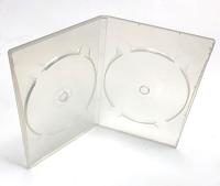 Thinpak Double 9mm Slim Clear DVD Case, 10 pieces