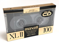 Maxell XLII 100 Minute Audio Cassette With Super Silent Phase Accuracy Mechanism