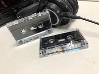 c-28 Clear Audio Cassettes with Vintage TDK SA Hi-Fi Music Grade Tape