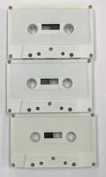 C-50 Off-White Audio Cassettes with Hi-Fi Music Grade Tape