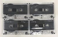 c-100+ Clear Audio Cassettes Loaded With BASF Chrome (Extra) High Bias Tape!