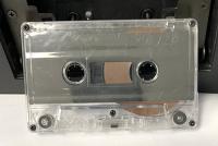 C-90 Classic Clear Cassettes with Vintage Superferro Music-Grade Audio Tape
