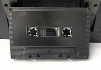 C-25 Retro Black Cassettes with TDK SA COBALT High Bias Tape