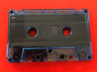 C-50 BASF or Maxell High Bias Tape in Blue Tint High Definition Shells